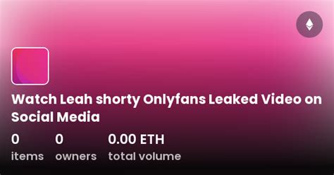 leah shorty onlyfans|Find @leahshorty Onlyfans